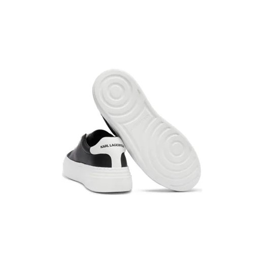 Buty sportowe damskie Karl Lagerfeld sneakersy wiązane na platformie z tworzywa sztucznego