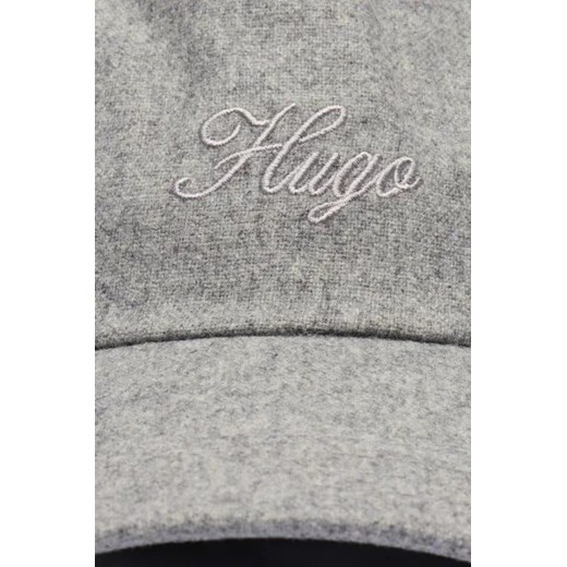 Czapka z daszkiem męska szara Hugo Boss