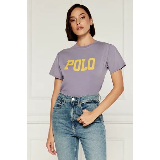 POLO RALPH LAUREN T-shirt | Regular Fit ze sklepu Gomez Fashion Store w kategorii Bluzki damskie - zdjęcie 174001930