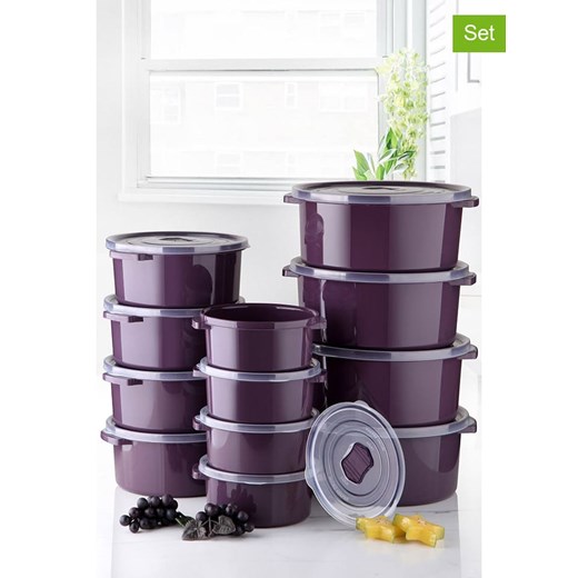 Violeta Home Pojemniki (12 szt.) w kolorze fioletowym ze sklepu Limango Polska w kategorii Pojemniki kuchenne - zdjęcie 174002160