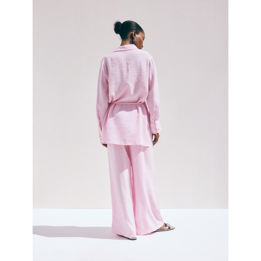 Reserved - Koszula z modalem - różowy Reserved M Reserved