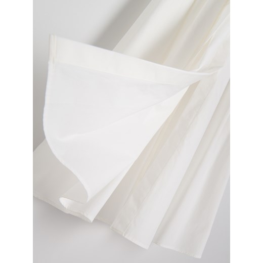 Reserved - Spódnica z bawełny - biały Reserved L Reserved