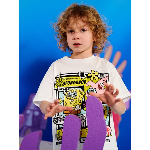 Sinsay - Koszulka SpongeBob - biały Sinsay 140 Sinsay