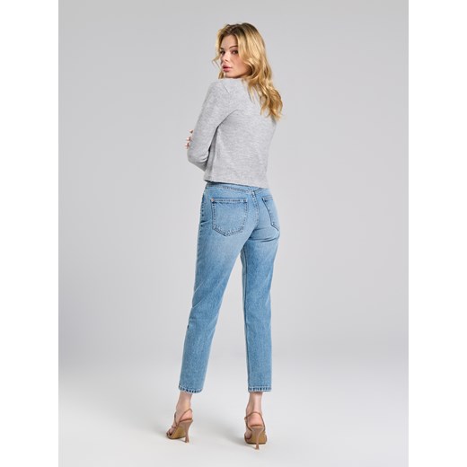 Jeansy damskie niebieskie Sinsay 