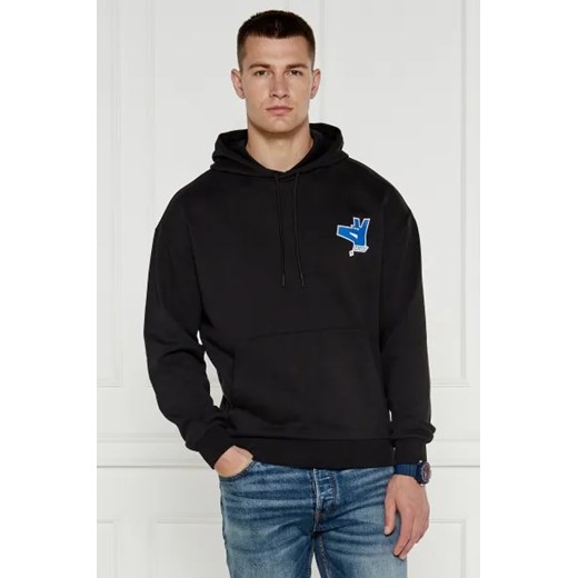 Hugo Blue Bluza Nallico | Regular Fit ze sklepu Gomez Fashion Store w kategorii Bluzy męskie - zdjęcie 174006210