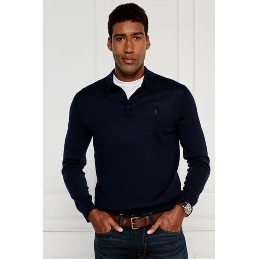 POLO RALPH LAUREN Wełniane polo ze sklepu Gomez Fashion Store w kategorii T-shirty męskie - zdjęcie 174006230