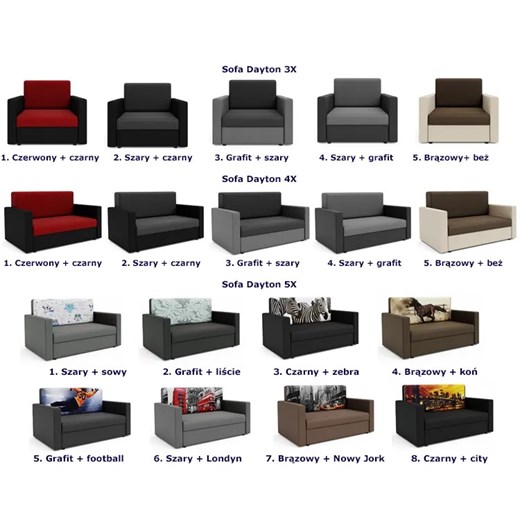 Amerykanka młodzieżowa czarny + city - Dayton 5X Elior One Size wyprzedaż Edinos.pl