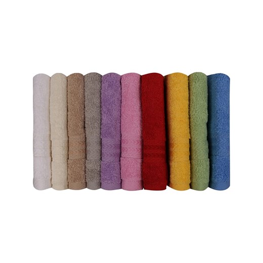 Colorful Cotton Ręczniki (10 szt.) "Rainbow" w różnych kolorach dla Colorful Cotton 30x50 cm Limango Polska wyprzedaż