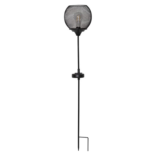 STAR Trading Solarna lampa ogrodowa LED &quot;Sunlight&quot; w kolorze czarnym - wys. 76 cm ze sklepu Limango Polska w kategorii Oświetlenie ogrodowe - zdjęcie 174010062