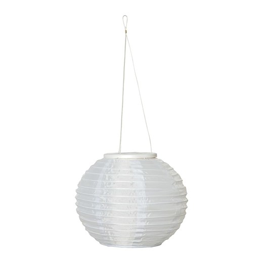 STAR Trading Solarny lampion LED w kolorze białym - wys.25 x Ø 21 cm ze sklepu Limango Polska w kategorii Oświetlenie ogrodowe - zdjęcie 174010442