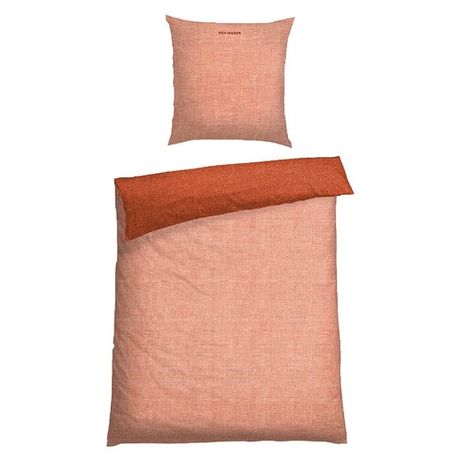 Schiesser Komplet pościeli renforcé w kolorze pomarańczowym Schiesser 135x200 cm okazja Limango Polska