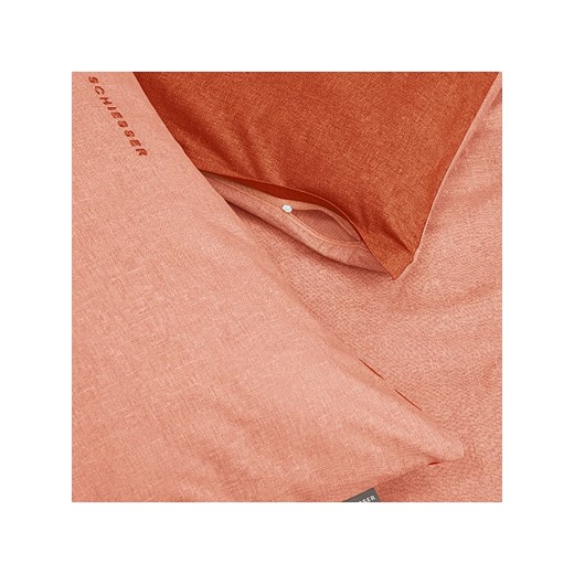 Schiesser Komplet pościeli renforcé w kolorze pomarańczowym Schiesser 135x200 cm wyprzedaż Limango Polska