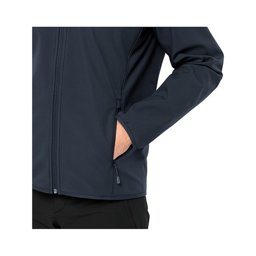 Jack Wolfskin Kurtka softshellowa "Bornberg" w kolorze granatowym Jack Wolfskin XL wyprzedaż Limango Polska