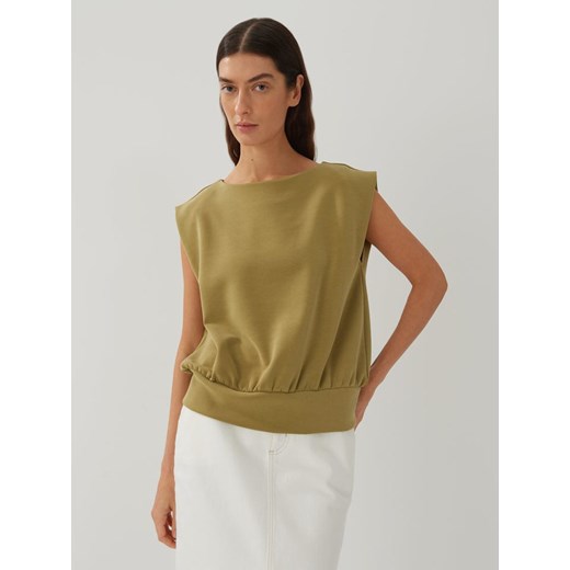 Someday Top dresowy w kolorze khaki Someday 38 Limango Polska promocyjna cena