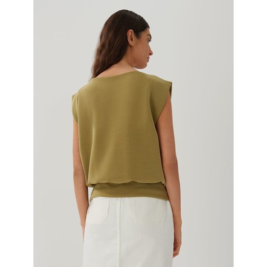 Someday Top dresowy w kolorze khaki Someday 38 wyprzedaż Limango Polska