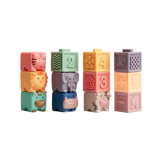 Magni Klocki (12 szt.) w różnych kolorach - 6 m+ Magni onesize promocyjna cena Limango Polska