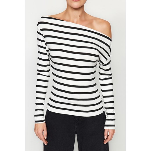 trendyol Koszulka w kolorze biało-czarnym Trendyol S wyprzedaż Limango Polska