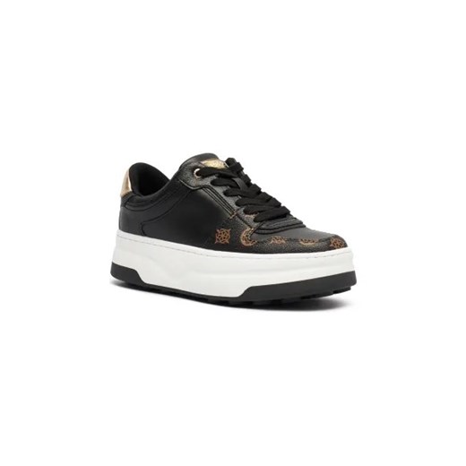 Buty sportowe damskie czarne Guess sneakersy na platformie wiosenne
