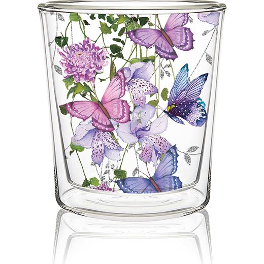 ppd Szklanka "Butterfly" w kolorze fioletowym - 300 ml - id: 10631026 - marki Ppd - 174016593 ppd Szklanka "Butterfly" w kolorze fioletowym - 300 ml ze sklepu Limango Polska w kategorii Naczynia - zdjęcie 174016593