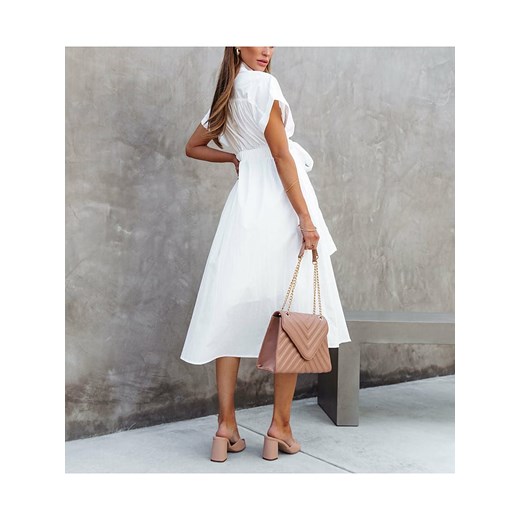 Sukienka La Angels na wiosnę midi 