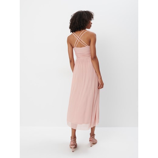 Mohito - Sukienka maxi na ramiączkach - pastelowy różowy Mohito L Mohito