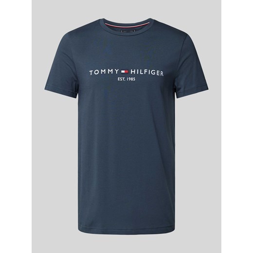 T-shirt z nadrukiem z logo ze sklepu Peek&Cloppenburg  w kategorii T-shirty męskie - zdjęcie 174019183