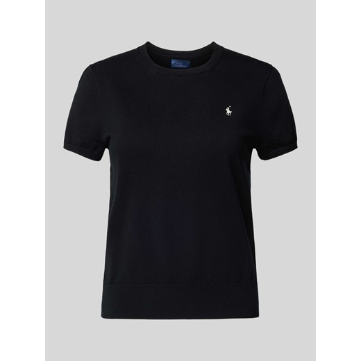 T-shirt z wyhaftowanym logo ze sklepu Peek&Cloppenburg  w kategorii Bluzki damskie - zdjęcie 174019262