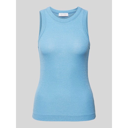 Top z prążkowanymi wykończeniami ze sklepu Peek&Cloppenburg  w kategorii Bluzki damskie - zdjęcie 174019264