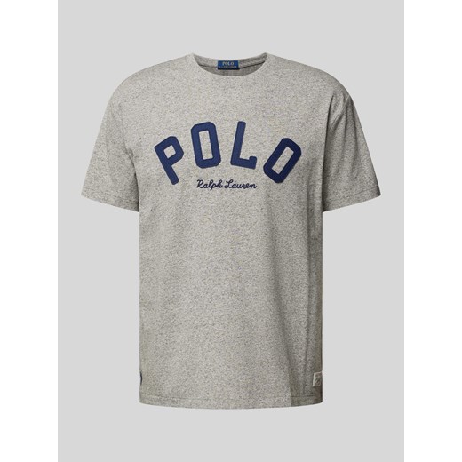 T-shirt z detalem z logo ze sklepu Peek&Cloppenburg  w kategorii T-shirty męskie - zdjęcie 174019294