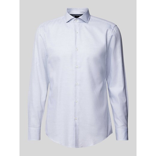 Koszula biznesowa o kroju slim fit z kołnierzykiem typu cutaway ze sklepu Peek&Cloppenburg  w kategorii Koszule męskie - zdjęcie 174019493