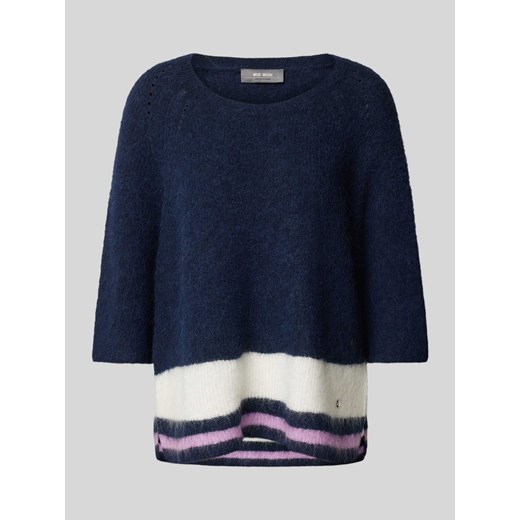 Sweter z dzianiny z rękawem o dł. 3/4 model ‘Taci’ ze sklepu Peek&Cloppenburg  w kategorii Swetry damskie - zdjęcie 174019584