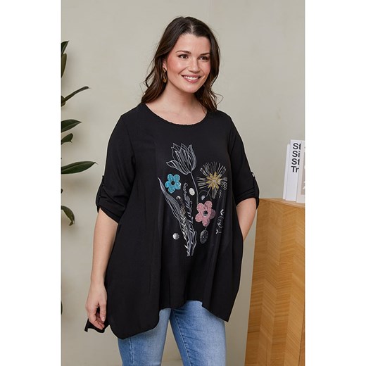 Curvy Lady Bluzka w kolorze czarnym Curvy Lady 48/50 Limango Polska okazja