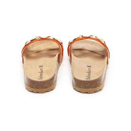 BABUNKERS Family Skórzane klapki w kolorze pomarańczowym Babunkers Family 40 okazja Limango Polska