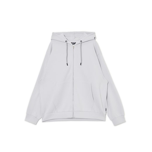 Cropp - Rozpinana bluza typu regular - jasny szary Cropp S Cropp