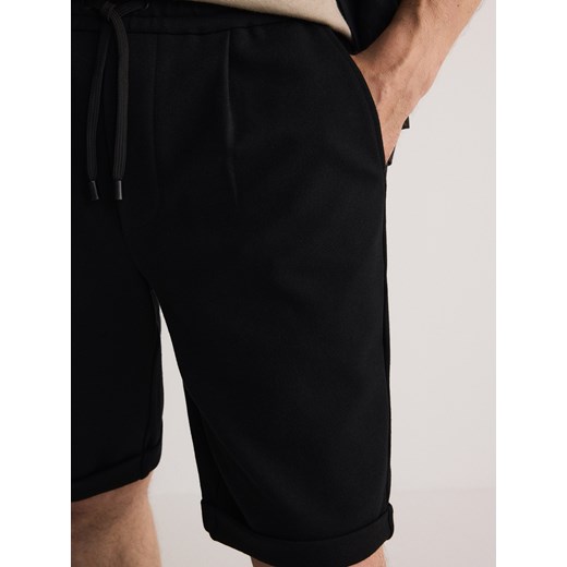 Reserved - Szorty regular fit - czarny Reserved XL Reserved