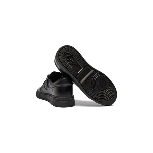 Buty sportowe męskie czarne Giuseppe Zanotti skórzane sznurowane