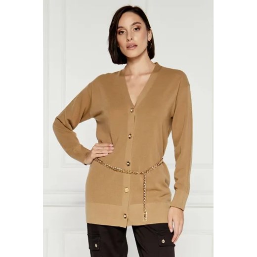 Michael Kors Wełniany kardigan | Regular Fit ze sklepu Gomez Fashion Store w kategorii Swetry damskie - zdjęcie 174025294