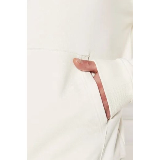 Bluza męska Hugo Boss beżowa jesienna bawełniana młodzieżowa