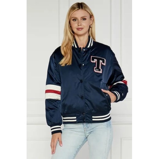 Kurtka damska Tommy Jeans krótka granatowa casual