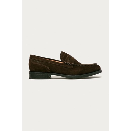 Vagabond Shoemakers Mokasyny zamszowe męskie kolor brązowy ze sklepu ANSWEAR.com w kategorii Mokasyny męskie - zdjęcie 174026120