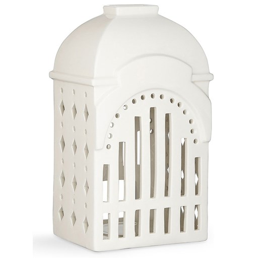 Kähler Świecznik &quot;Urbania Iyshus&quot; w kolorze białym - 11 x 18,5 x 8,5 cm ze sklepu Limango Polska w kategorii Świeczniki - zdjęcie 174026712