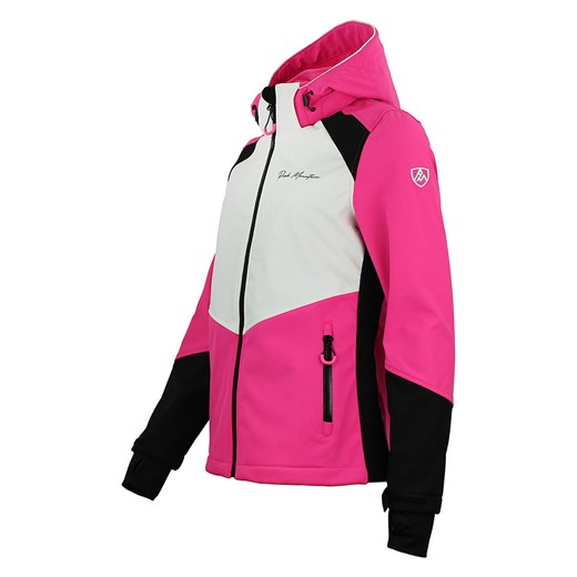 Kurtka damska Peak Mountain z kapturem z poliestru krótka 