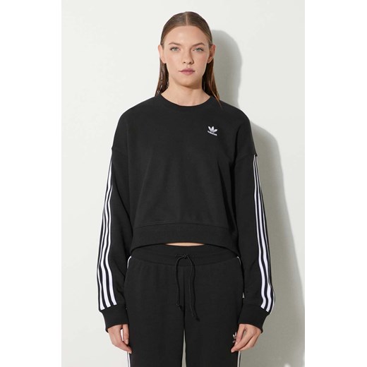 adidas Originals bluza bawełniana Adicolor HC2064 damska kolor czarny z 40 okazja PRM