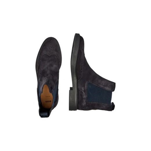 Buty zimowe męskie BOSS HUGO czarne