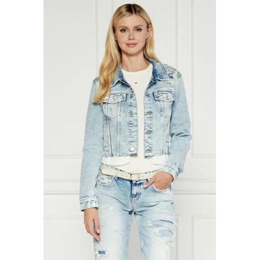 Kurtka damska Tommy Jeans krótka jesienna casualowa