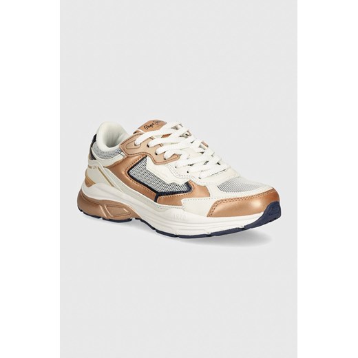Pepe Jeans sneakersy PLS60027 DAVE METAL W ze sklepu ANSWEAR.com w kategorii Buty sportowe damskie - zdjęcie 174035201