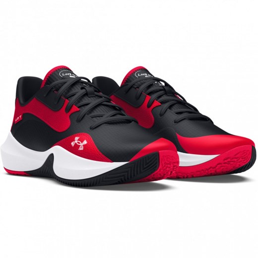 Buty do koszykówki uniseks Under Armour UA Lockdown 7 Low - czarne ze sklepu Sportstylestory.com w kategorii Buty sportowe męskie - zdjęcie 174036141