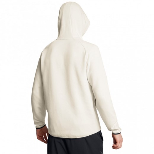 Męska bluza treningowa nierozpinana z kapturem Under Armour UA Unstoppable Flc Hd Eu - beżowa ze sklepu Sportstylestory.com w kategorii Bluzy męskie - zdjęcie 174036190