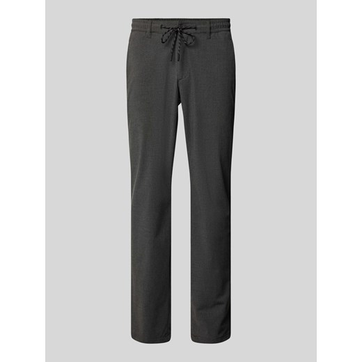 Spodnie o kroju tapered fit z tunelem model ‘PHIL’ ze sklepu Peek&Cloppenburg  w kategorii Spodnie męskie - zdjęcie 174037133