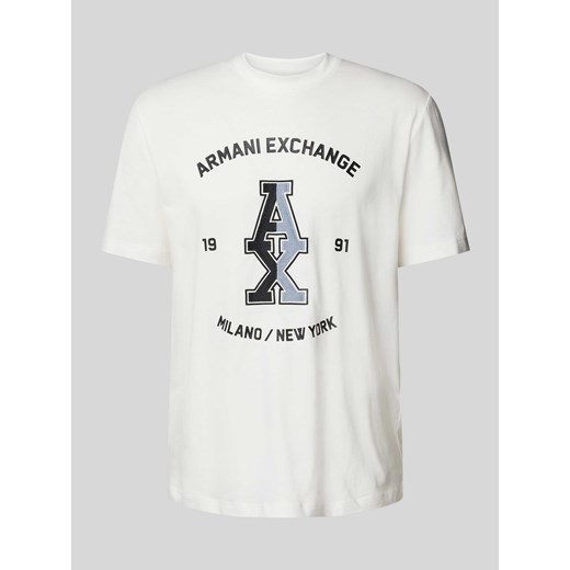 T-shirt z nadrukiem z logo ze sklepu Peek&Cloppenburg  w kategorii T-shirty męskie - zdjęcie 174037361